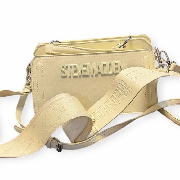 STEVE MADDEN Women’s Yellow Bevelyn Crossbody Bag - Picture 5 of 7